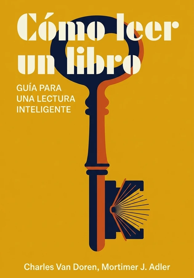 Portada del libro Cómo leer un libro, de Charles Van Doren & Mortimer J. Adler — resumen crítico y reseña en 12min