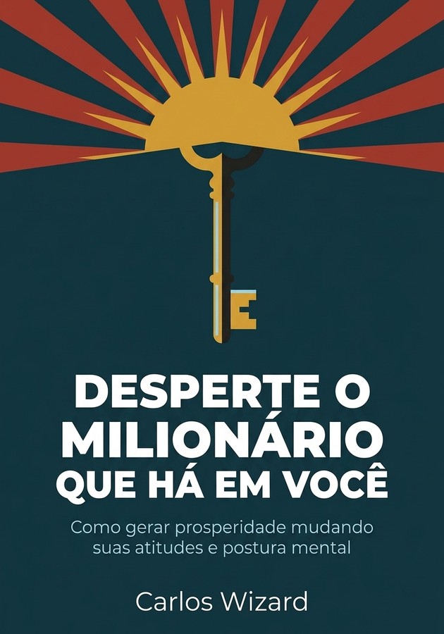 Capa do livro Desperte o Milionário que Há em Você, de Carlos Wizard — resumo e resenha crítica no 12min