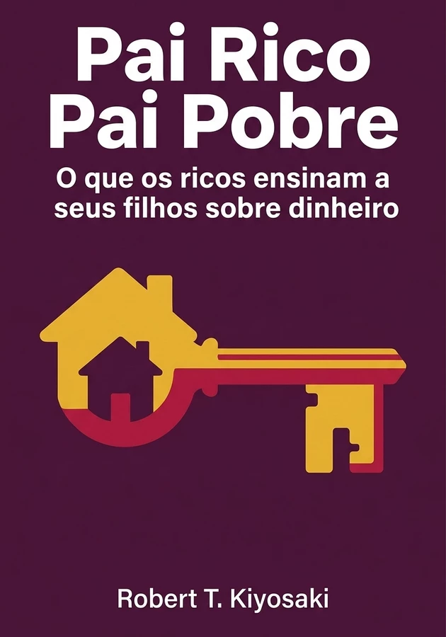 Capa do livro Pai Rico Pai Pobre, de Robert T. Kiyosaki — resumo e resenha crítica no 12min