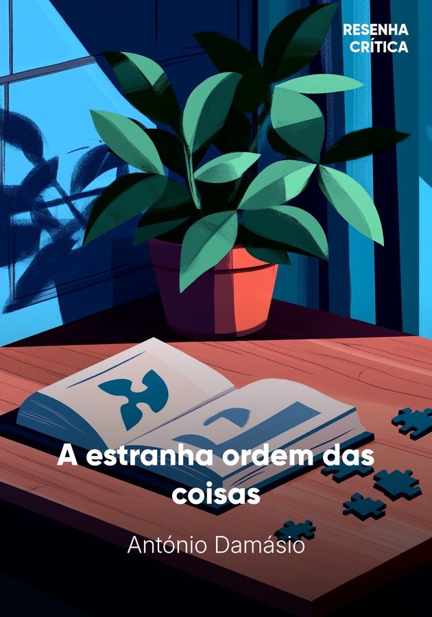 Capa do livro A estranha ordem das coisas, de António Damásio — resumo e resenha crítica no 12min