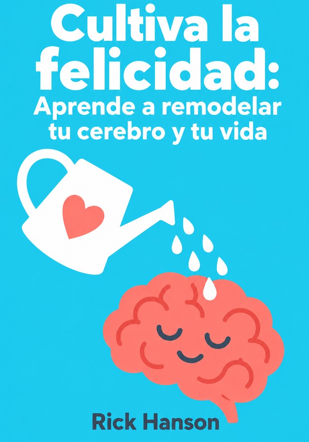 Portada del libro Cultiva la felicidad: Aprende a remodelar tu cerebro y tu vida, de Rick Hanson — resumen crítico y reseña en 12min
