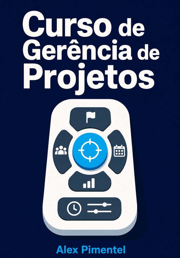 Capa do livro Curso de Gerência de Projetos, de Alex Pimentel — resumo e resenha crítica no 12min