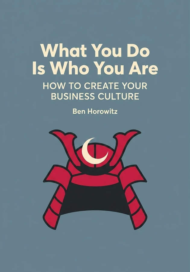 Book cover of What You Do Is Who You Are by Ben Horowitz — critical summary review on 12min