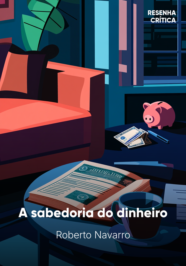 Capa do livro A sabedoria do dinheiro, de Roberto Navarro — resumo e resenha crítica no 12min