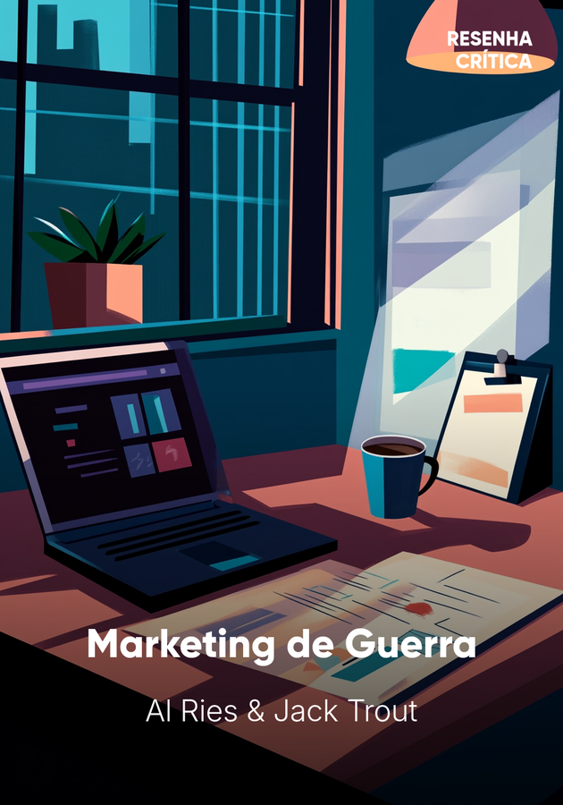 Capa do livro Marketing de Guerra, de Al Ries — resumo e resenha crítica no 12min