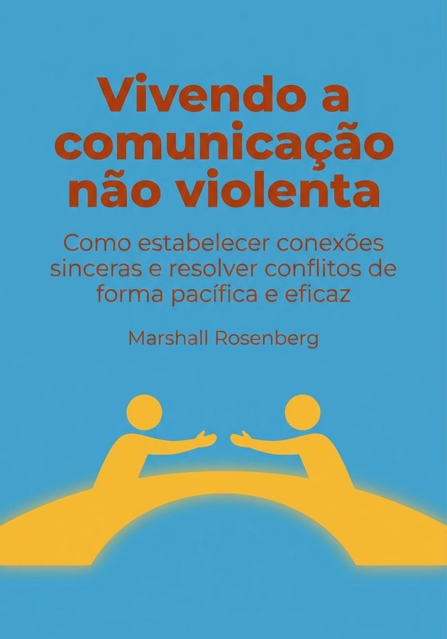 Capa do livro Vivendo a comunicação não violenta, de  Marshall Rosenberg — resumo e resenha crítica no 12min