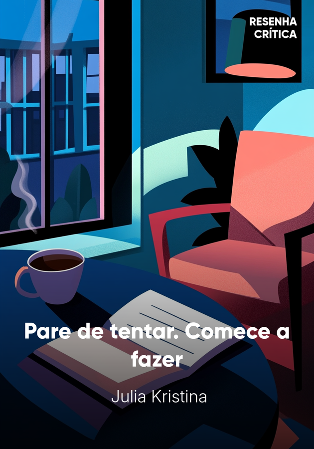 Capa do livro Pare de tentar. Comece a fazer, de Julia Kristina — resumo e resenha crítica no 12min