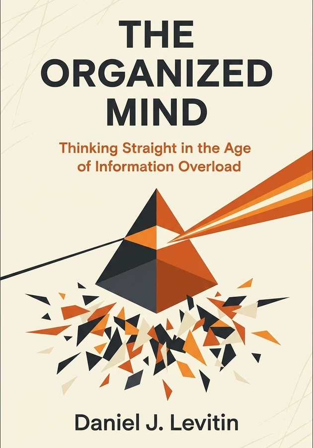 Portada del libro The Organized Mind, de Daniel J. Levitin — resumen crítico y reseña en 12min