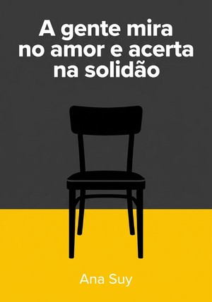 Capa do livro A gente mira no amor e acerta na solidão, de  Ana Suy — resumo e resenha crítica no 12min