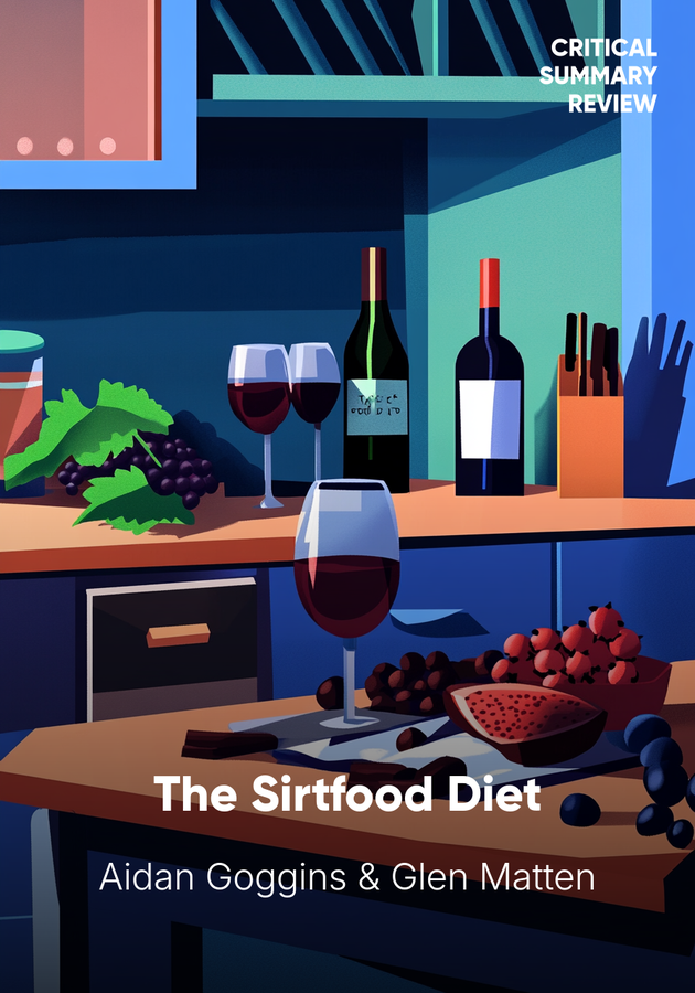 Book cover of The Sirtfood Diet by Aidan Goggins & Glen Matten — critical summary review on 12min