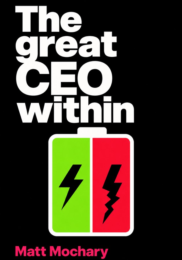 Capa do livro The great CEO within, de Matt Mochary — resumo e resenha crítica no 12min