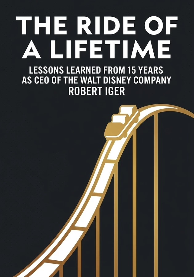 Book cover of The Ride of a Lifetime by Robert Iger — critical summary review on 12min