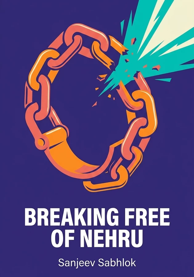 Book cover of Breaking Free of Nehru by Sanjeev Sabhlok — critical summary review on 12min