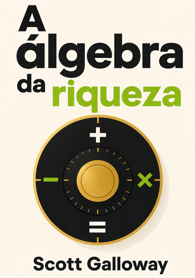 Capa do livro A álgebra da riqueza, de Scott Galloway — resumo e resenha crítica no 12min