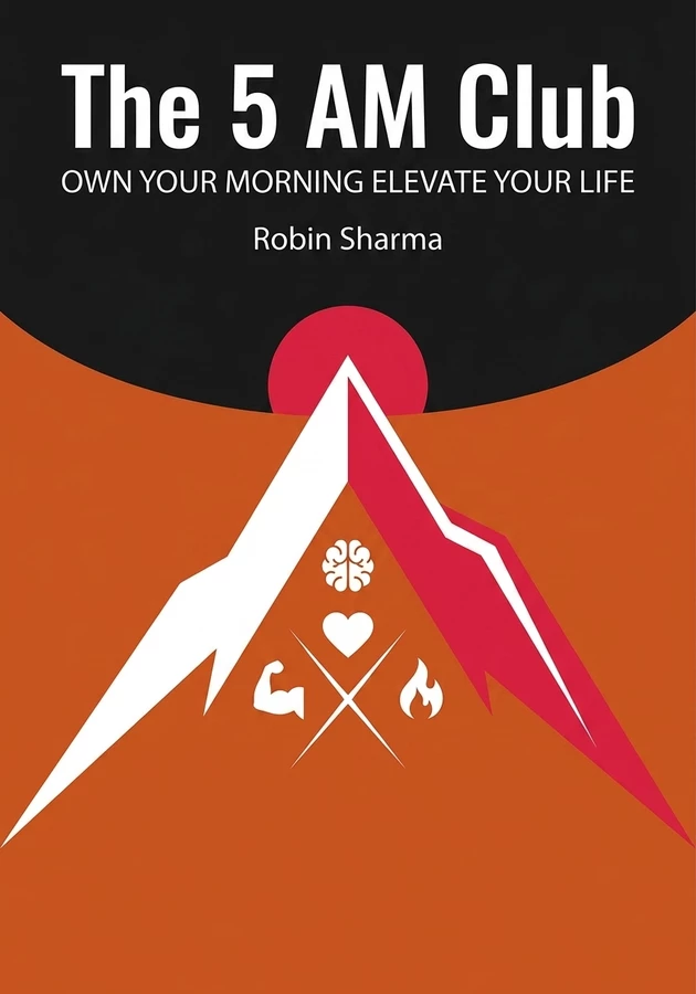 Book cover of The 5 AM Club by Robin Sharma — critical summary review on 12min