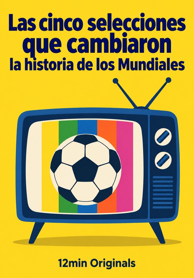 Portada del libro Las cinco selecciones que cambiaron la historia de los Mundiales, de 12min Originals — resumen crítico y reseña en 12min