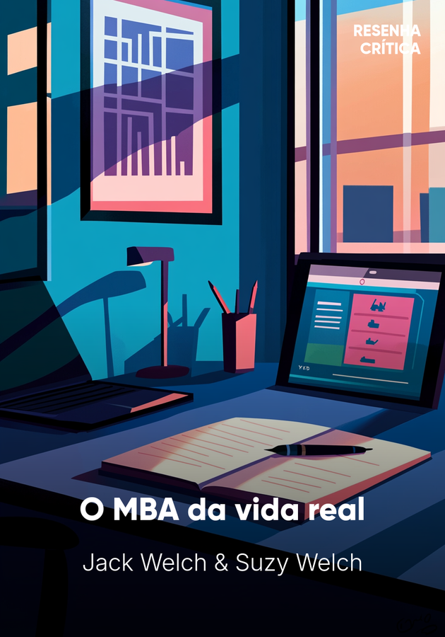 Capa do livro O MBA da vida real, de Jack Welch & Suzy Welch — resumo e resenha crítica no 12min