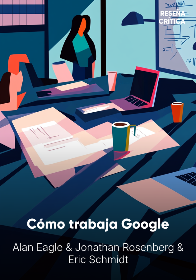 Portada del libro Cómo trabaja Google, de Eric Schmidt — resumen crítico y reseña en 12min