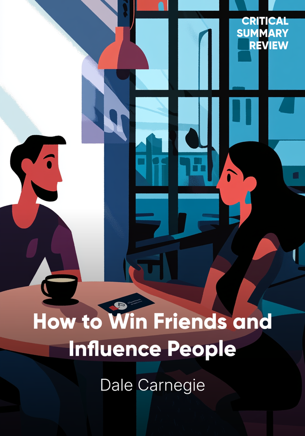 Book cover of How to Win Friends and Influence People by Dale Carnegie — critical summary review on 12min