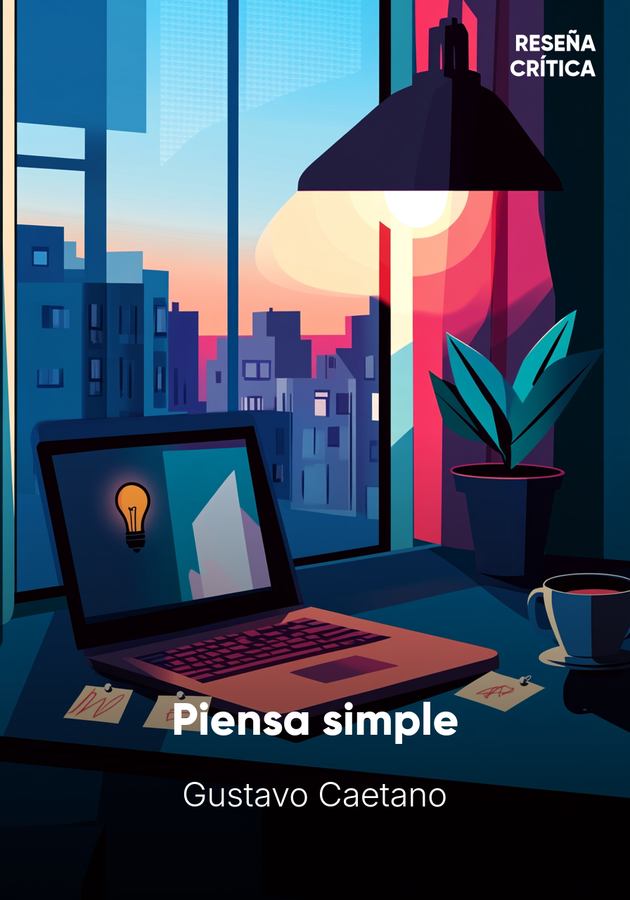 Portada del libro Piensa simple, de Gustavo Caetano — resumen crítico y reseña en 12min