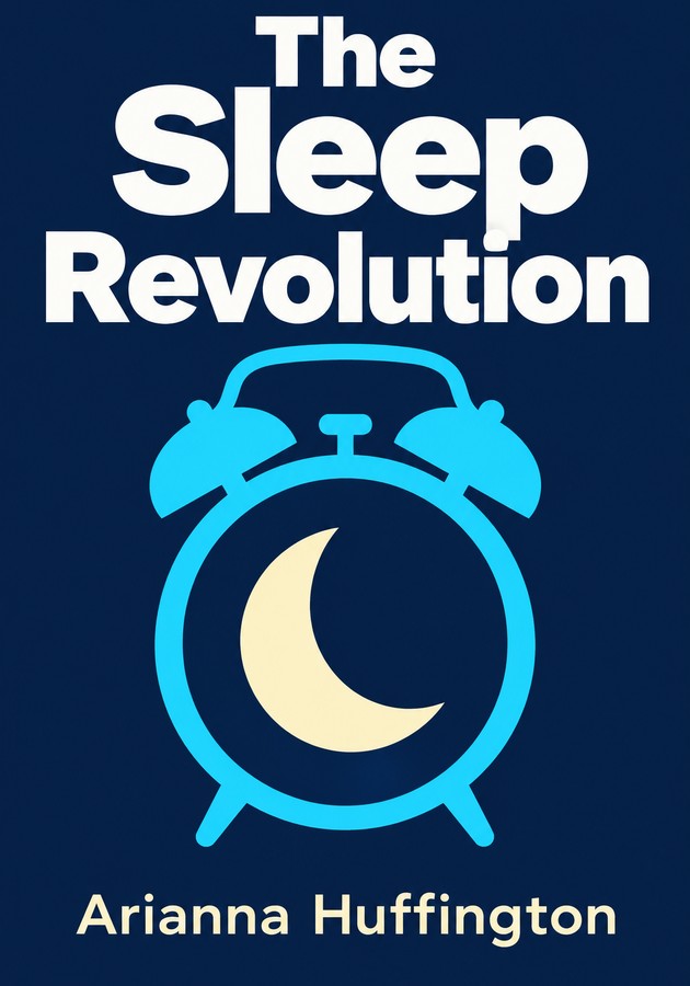 Book cover of The Sleep Revolution by Arianna Huffington — critical summary review on 12min
