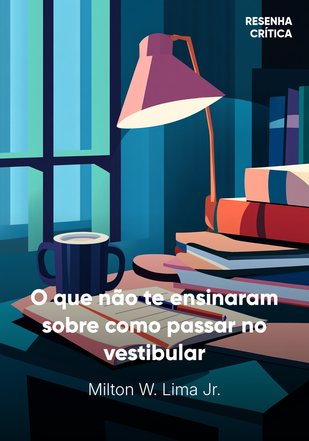 Capa do livro O que não te ensinaram sobre como passar no vestibular, de Milton W. Lima Jr. — resumo e resenha crítica no 12min