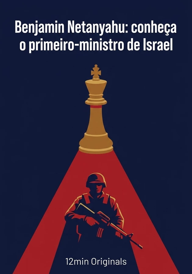 Capa do livro Benjamin Netanyahu: conheça o primeiro-ministro de Israel, de 12min Originals — resumo e resenha crítica no 12min