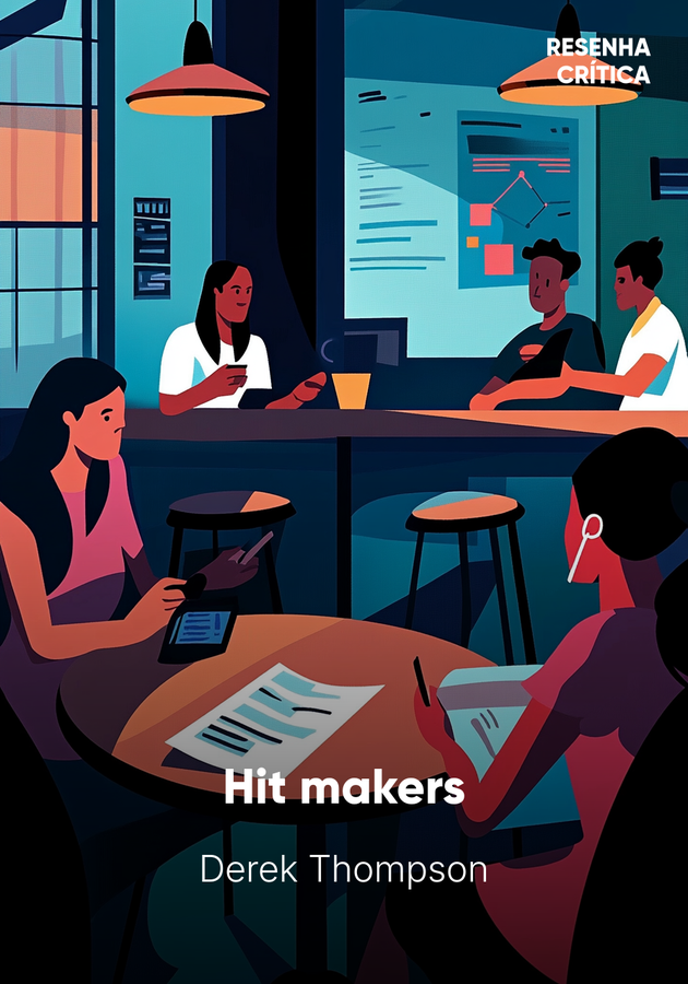 Capa do livro Hit makers, de Derek Thompson — resumo e resenha crítica no 12min