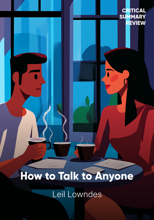 Book cover of How to Talk to Anyone by Leil Lowndes — critical summary review on 12min