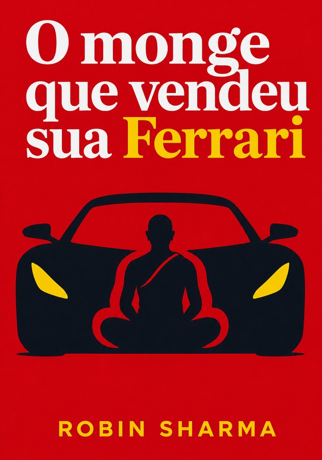 Capa do livro O monge que vendeu sua Ferrari, de Robin Sharma — resumo e resenha crítica no 12min