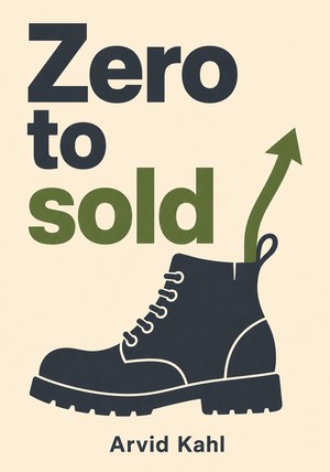Capa do livro Zero to sold, de Arvid Kahl — resumo e resenha crítica no 12min