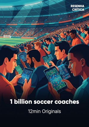 Book cover of 1 billion soccer coaches by 12min Originals — critical summary review on 12min