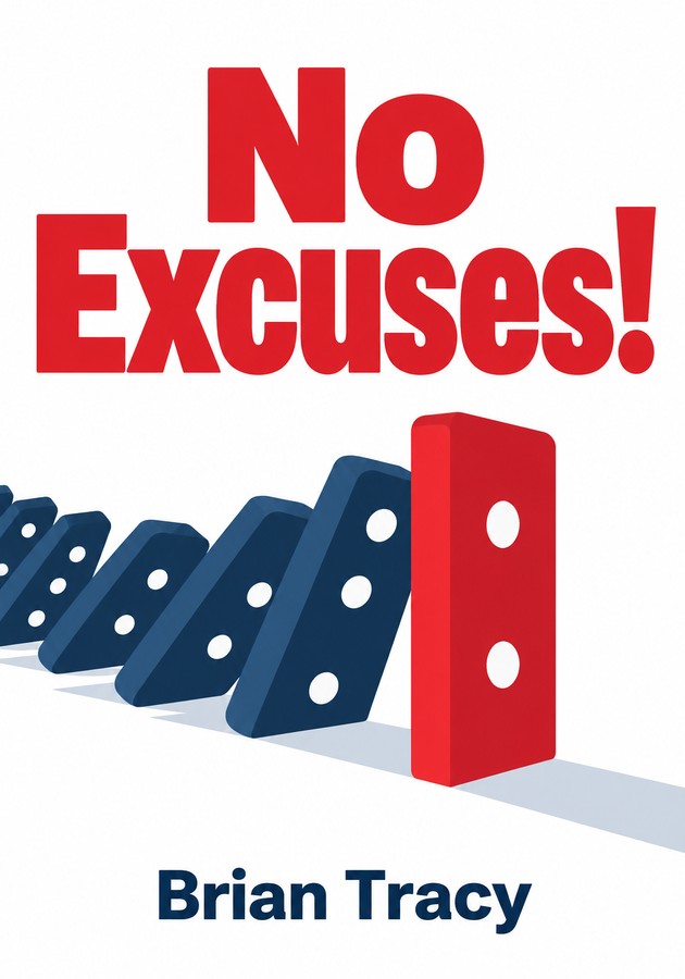 Book cover of No Excuses! by Brian Tracy — critical summary review on 12min