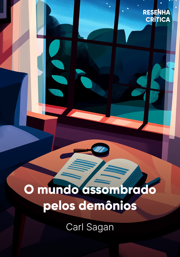 Capa do livro O mundo assombrado pelos demônios, de Carl Sagan — resumo e resenha crítica no 12min