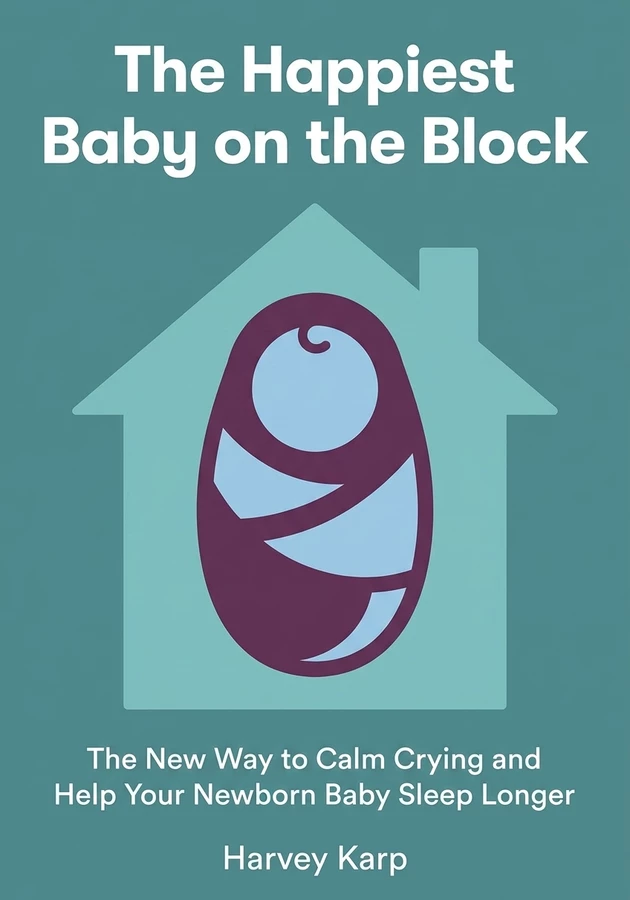 Book cover of The Happiest Baby on the Block by Harvey Karp — critical summary review on 12min