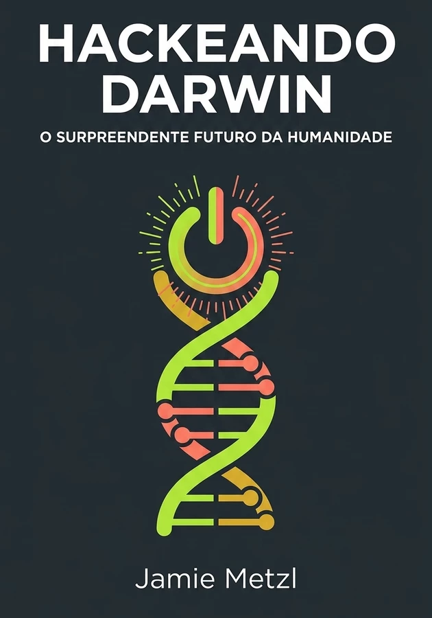 Capa do livro Hackeando Darwin , de Jamie Metzl — resumo e resenha crítica no 12min