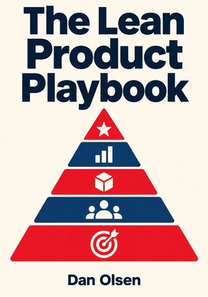 Book cover of The Lean Product Playbook by Dan Olsen — critical summary review on 12min