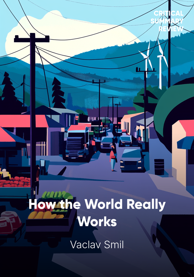 Book cover of How the World Really Works by Vaclav Smil — critical summary review on 12min