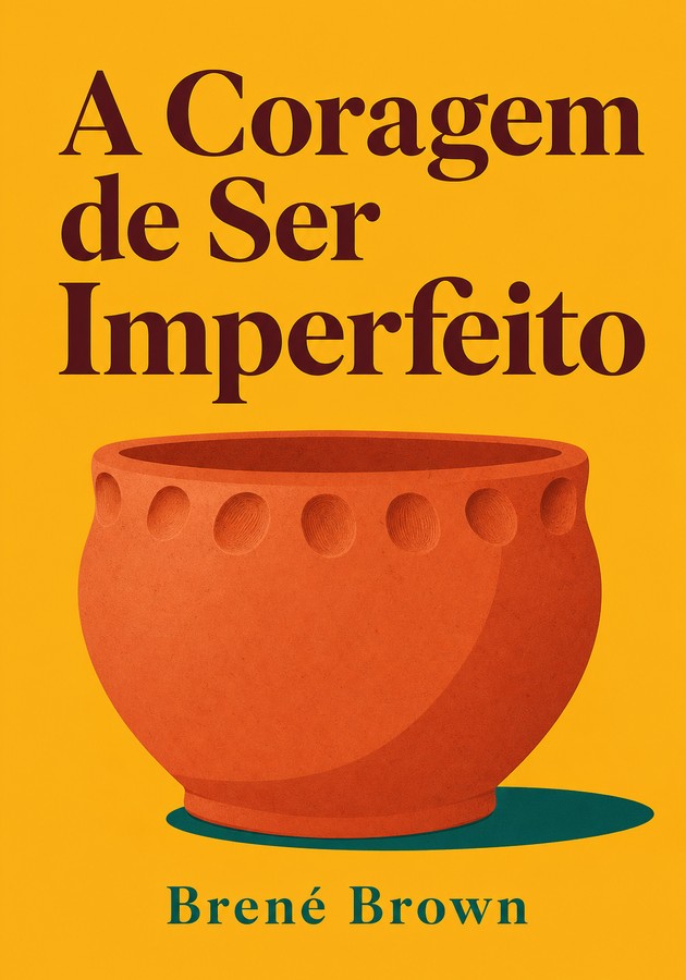 Capa do livro A Coragem de Ser Imperfeito, de Brené Brown — resumo e resenha crítica no 12min