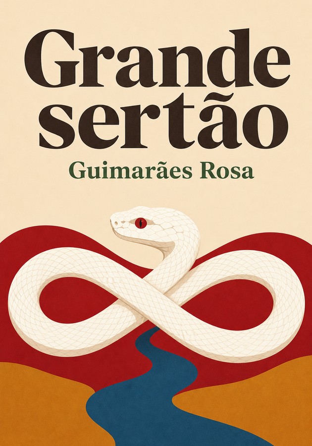Capa do livro Grande sertão, de Guimarães Rosa — resumo e resenha crítica no 12min