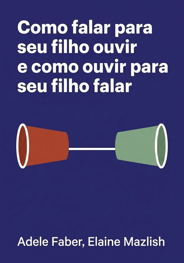 Capa do livro Como falar para seu filho ouvir e como ouvir para seu filho falar, de Elaine Mazlish & Adele Faber — resumo e resenha crítica no 12min