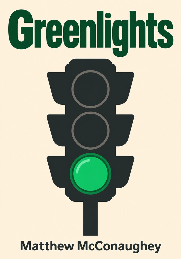 Book cover of Greenlights by Matthew McConaughey — critical summary review on 12min