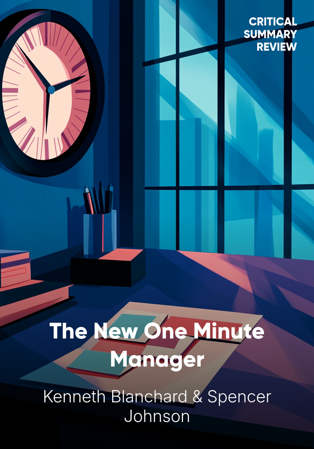 Book cover of The New One Minute Manager by Spencer Johnson — critical summary review on 12min