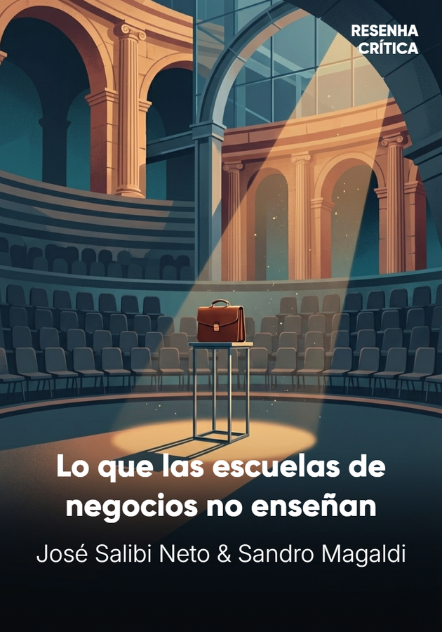Portada del libro Lo que las escuelas de negocios no enseñan, de Sandro Magaldi & José Salibi Neto — resumen crítico y reseña en 12min