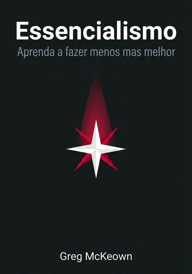 Capa do livro Essencialismo , de Greg McKeown — resumo e resenha crítica no 12min