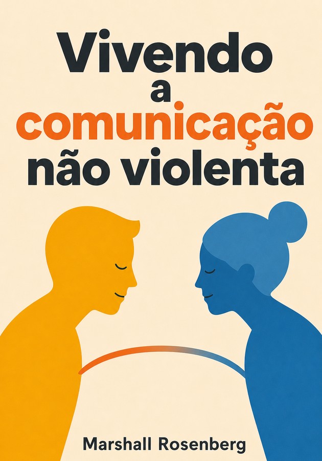 Capa do livro Vivendo a comunicação não violenta, de  Marshall Rosenberg — resumo e resenha crítica no 12min