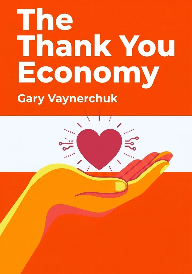 Book cover of The Thank You Economy by Gary Vaynerchuk — critical summary review on 12min