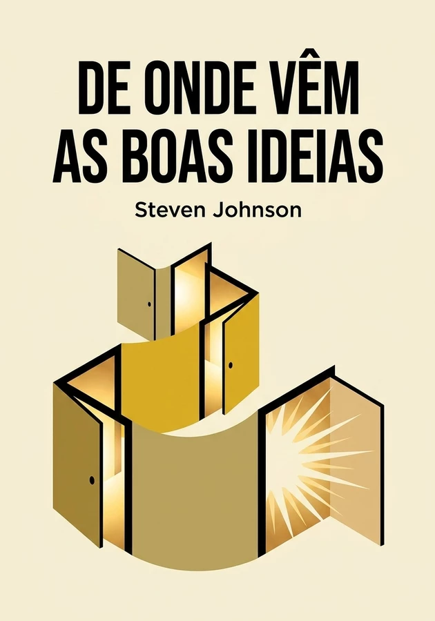 Capa do livro De Onde Vêm As Boas Ideias, de Steven Johnson — resumo e resenha crítica no 12min