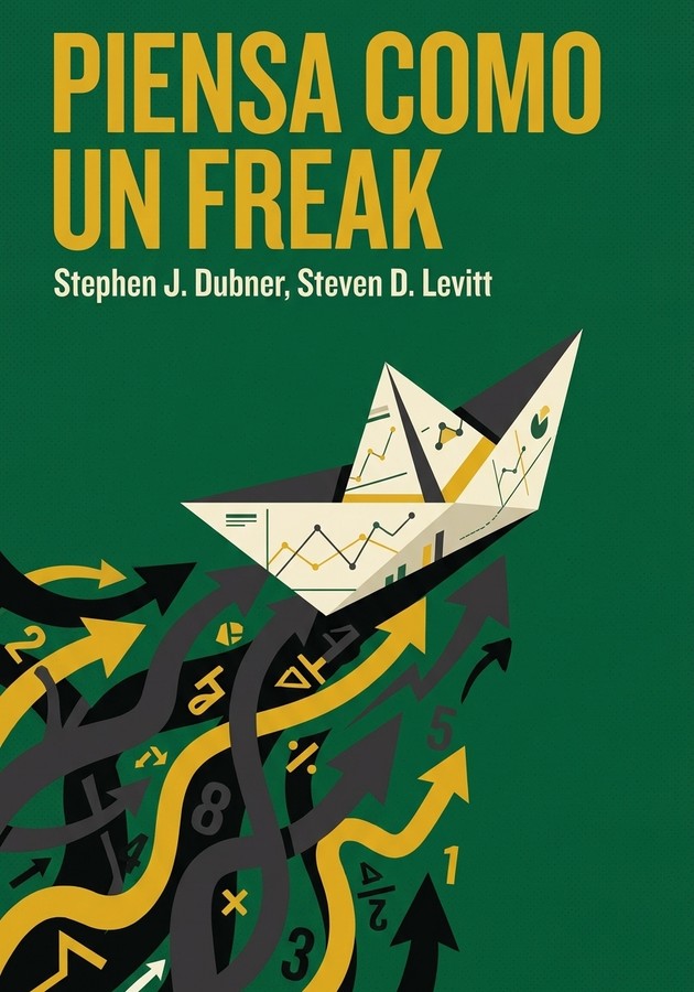 Portada del libro Piensa como un freak, de Stephen J. Dubner — resumen crítico y reseña en 12min