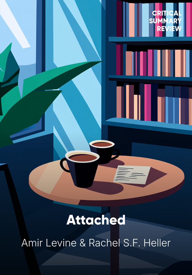 Book cover of Attached by Amir Levine & Rachel S.F. Heller — critical summary review on 12min